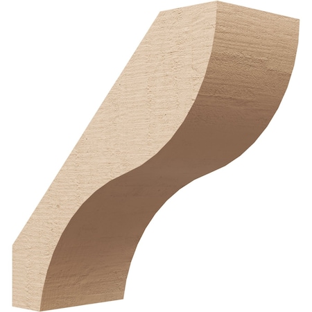 5-inch W X 12-inch D X 12-inch H Geneva Rough Cedar Woodgrain TimberThane Knee Brace, Primed